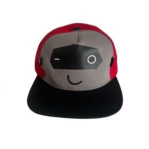 Audi Kids Robot Design Cap in Red and Black NWOT